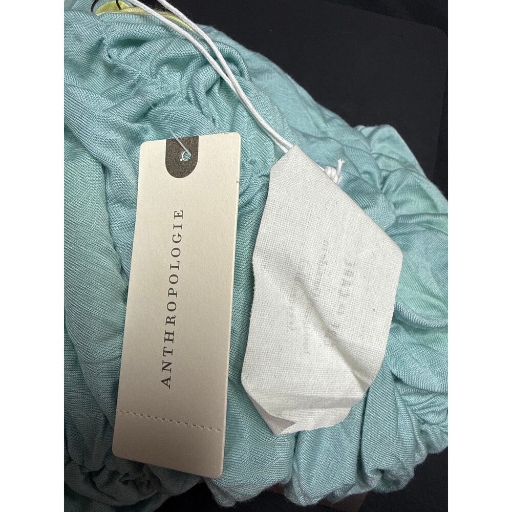 NWT Anthropologie Pilcro Size Medium Tank Top  Reversible Ruched Sleeveless Blue - Picture 4 of 8